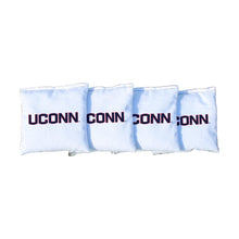 Connecticut UCONN Huskies White Cornhole Bags
