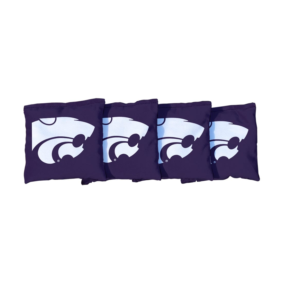 Kansas State Black Cornhole Bags