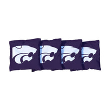 Kansas State Black Cornhole Bags
