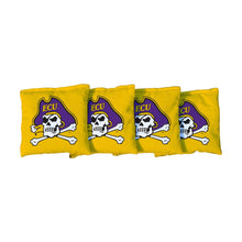 East Carolina University ECU Pirates Yellow Cornhole Bags
