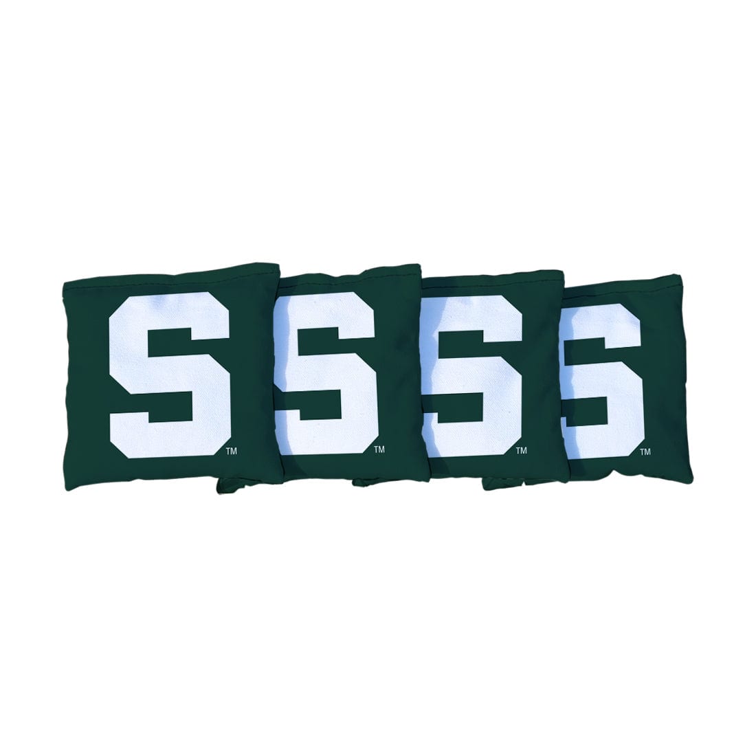 Michigan State Spartans Green Cornhole Bags