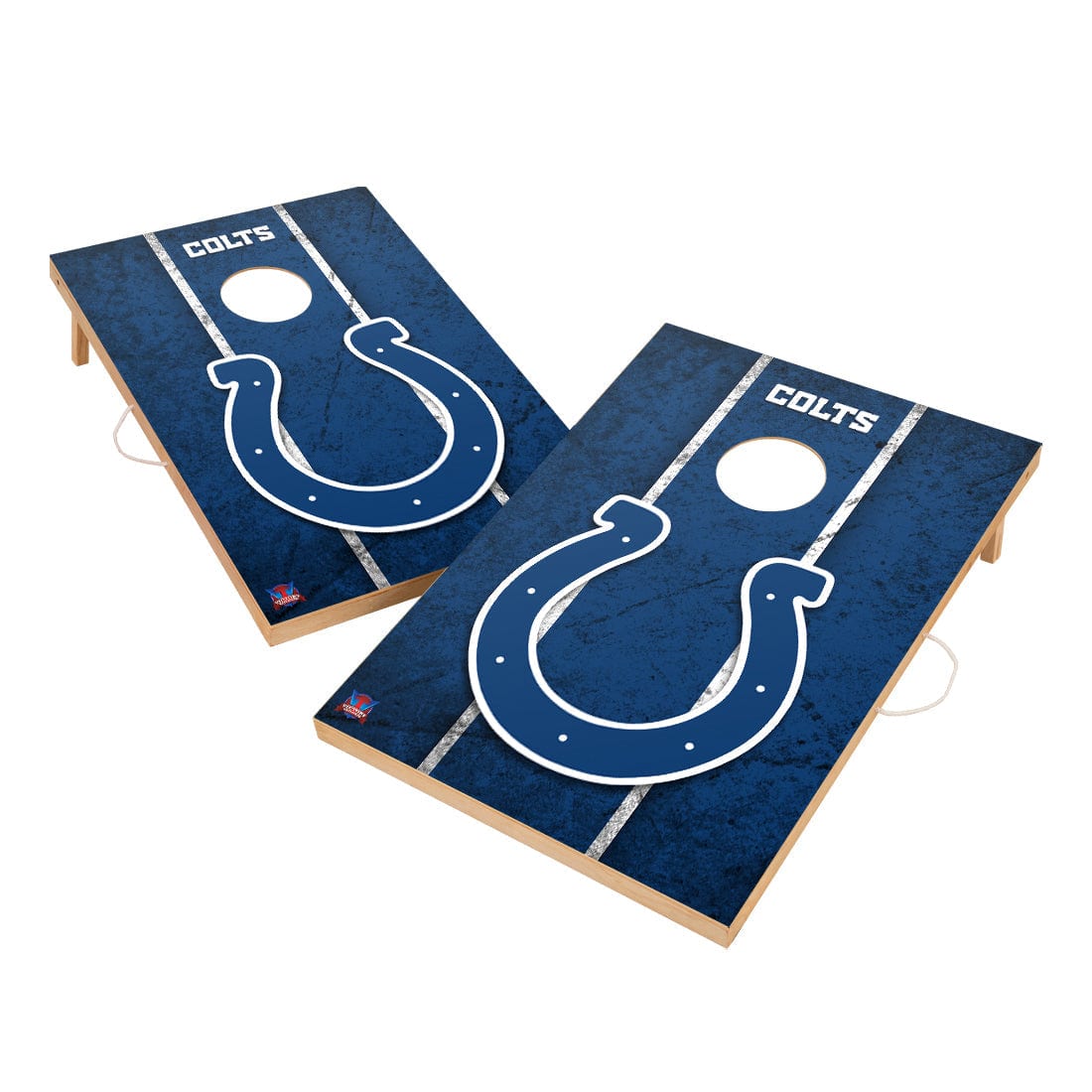 Vintage Indianapolis Colts NFL Solid Wood 2x3 Cornhole Set