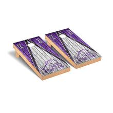 Texas Christian TCU Horned Frogs Cornhole Board Set - Triangle Weathered Version
