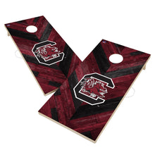 South Carolina Gamecocks USC Cornhole Board Set - Herringbone Design
