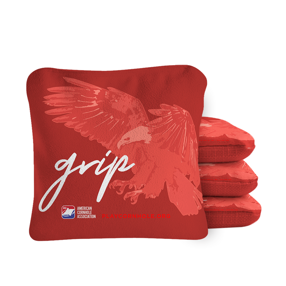 Grip N’ Glide Synergy Pro Red Cornhole Bags