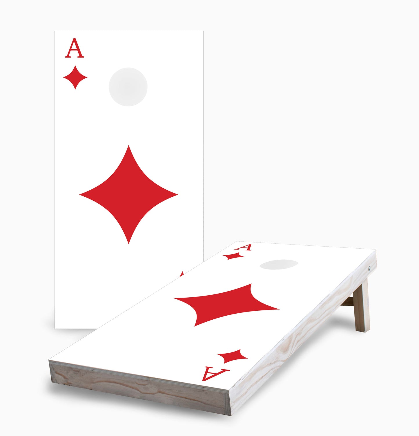 Ace of Diamonds Cornhole Boards