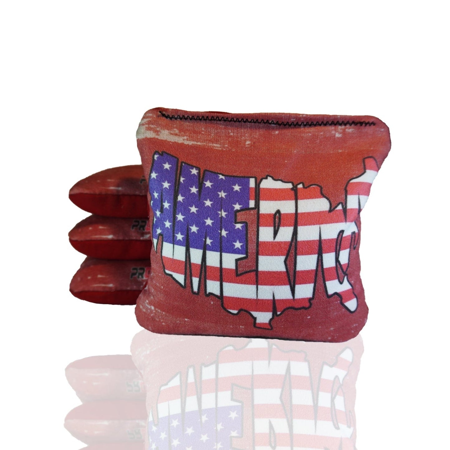 America Red Cornhole Bags