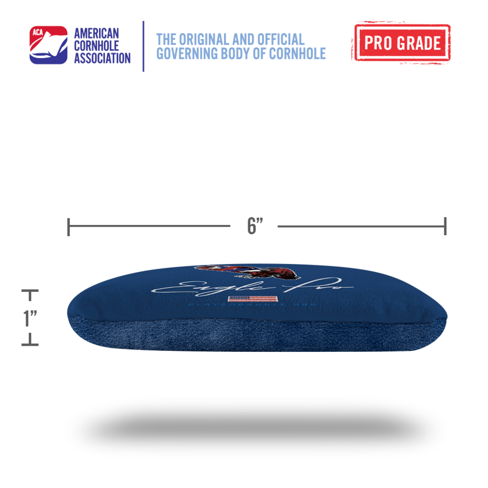 Eagle Synergy Pro Cornhole Blue Bags Bag Dimensions 