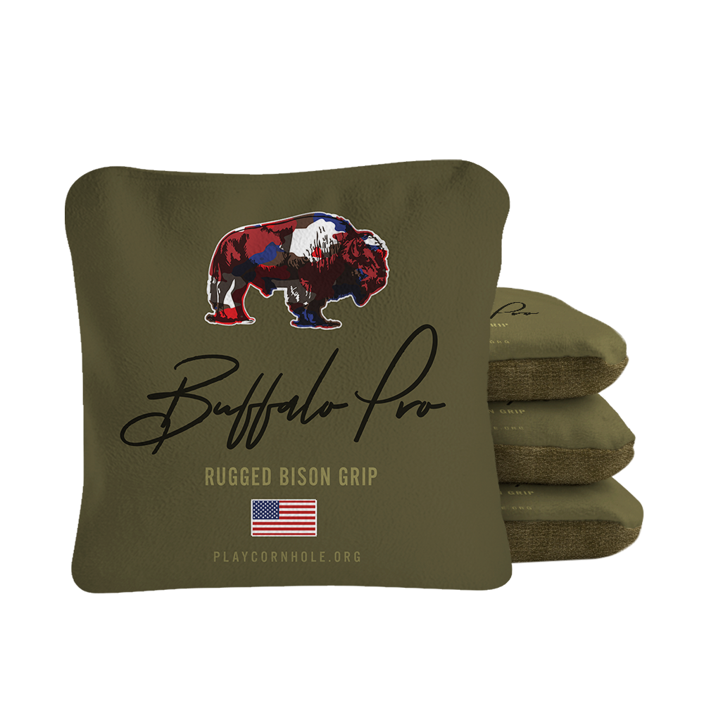 Buffalo Synergy Pro Olive Cornhole Bags