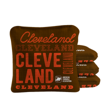 Gameday Cleveland Football Synergy Pro Brown Cornhole Bags
