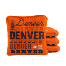 Gameday Denver Football Synergy Pro Orange Cornhole Bags
