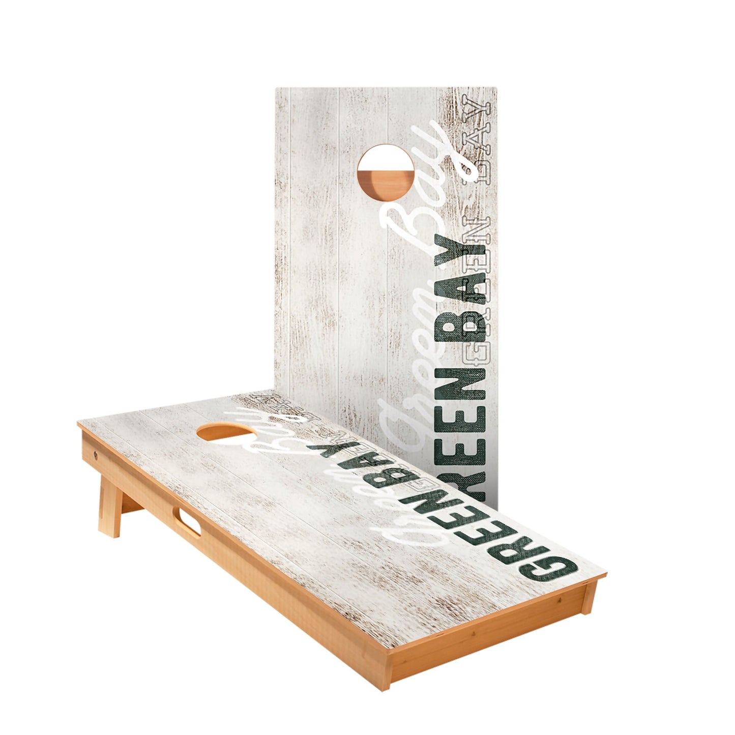 Green Bay Vintage Gameday Cornhole Boards