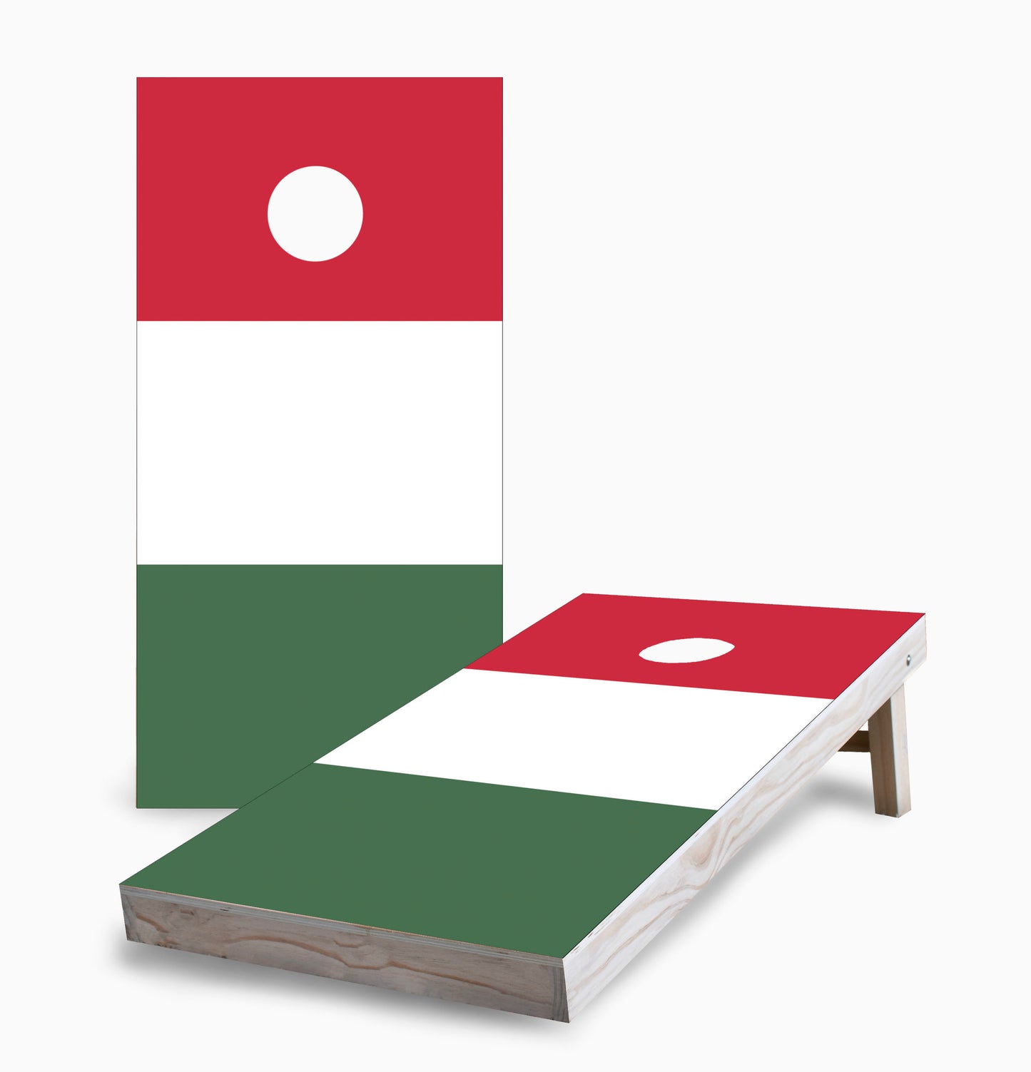 Hungarian Flag Cornhole Boards