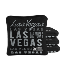 Gameday Las Vegas Football Synergy Pro Black Cornhole Bags
