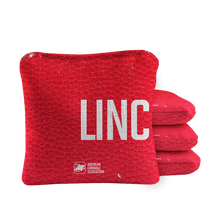 Gameday Lincoln Synergy Pro Red Cornhole Bags
