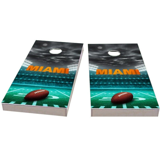 Miami Football Cornhole Boards