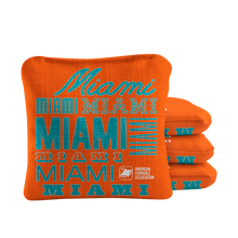 Gameday Miami Football Synergy Pro Orange Cornhole Bags
