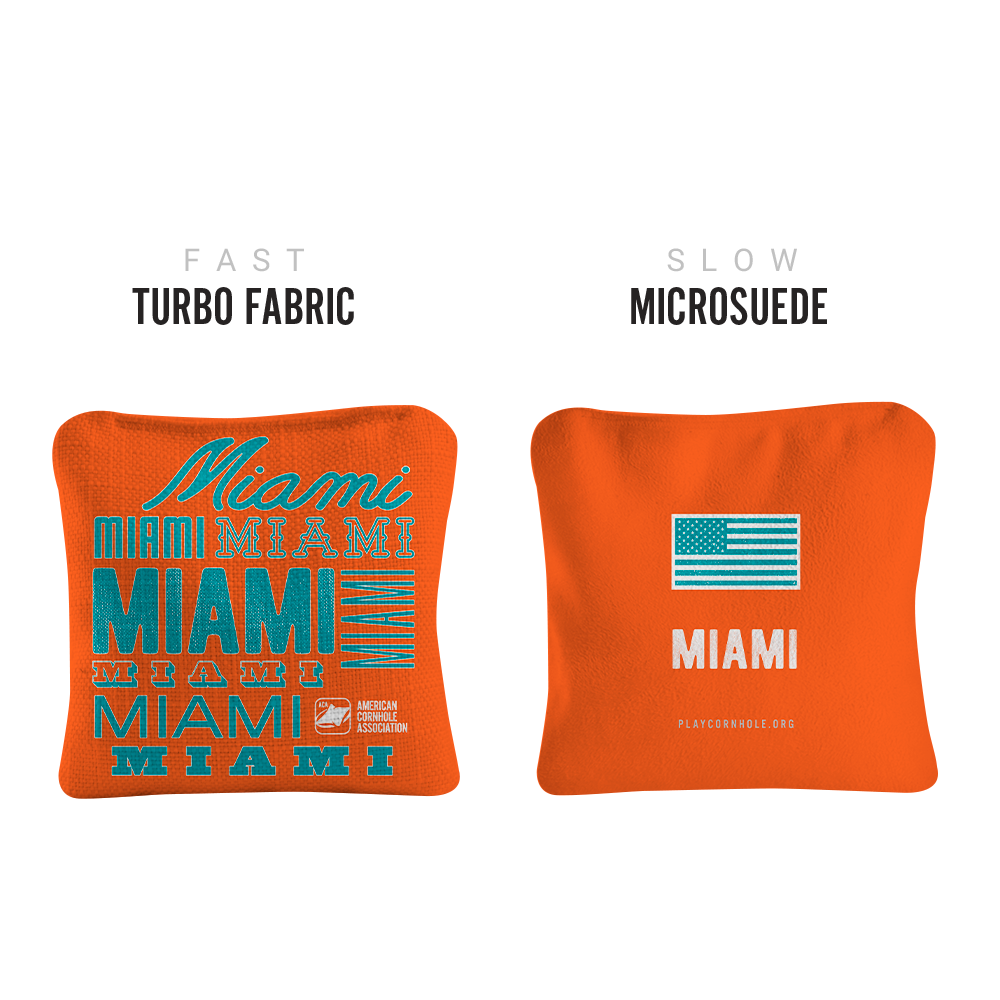 Gameday Miami Football Synergy Pro Orange Bag Fabric