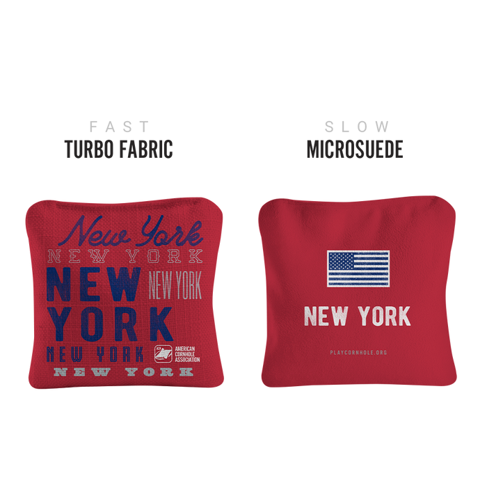 Gameday New York Football Red bag fabric