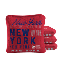 Gameday New York Football Red Synergy Pro Cornhole Bags
