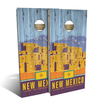 New Mexico State Pride Cornhole Boards
