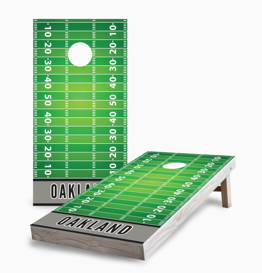 Oakland Football Cornhole Boards