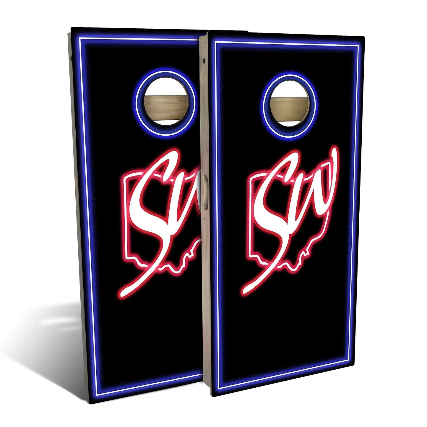 Neon Light Cornhole Boards