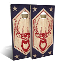 Red White Buck Weatherproof Cornhole Boards
