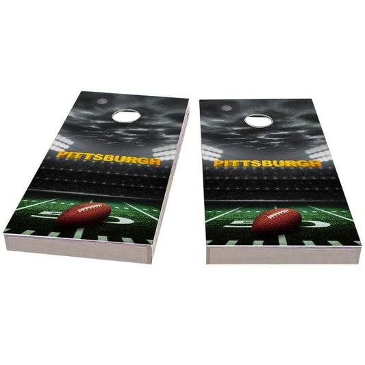 Pittsburgh Football Cornhole Boards