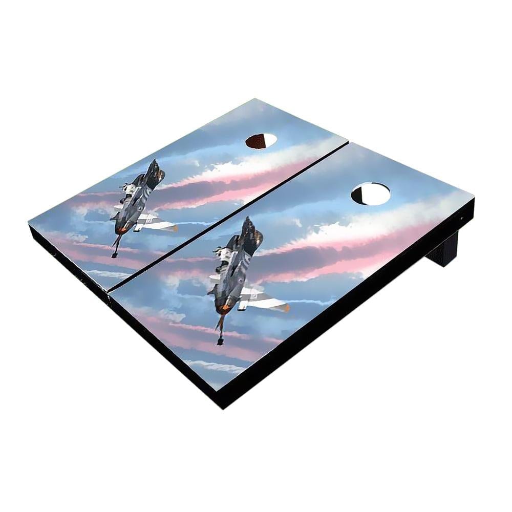 Fighter Jet All-Weather Cornhole Boards