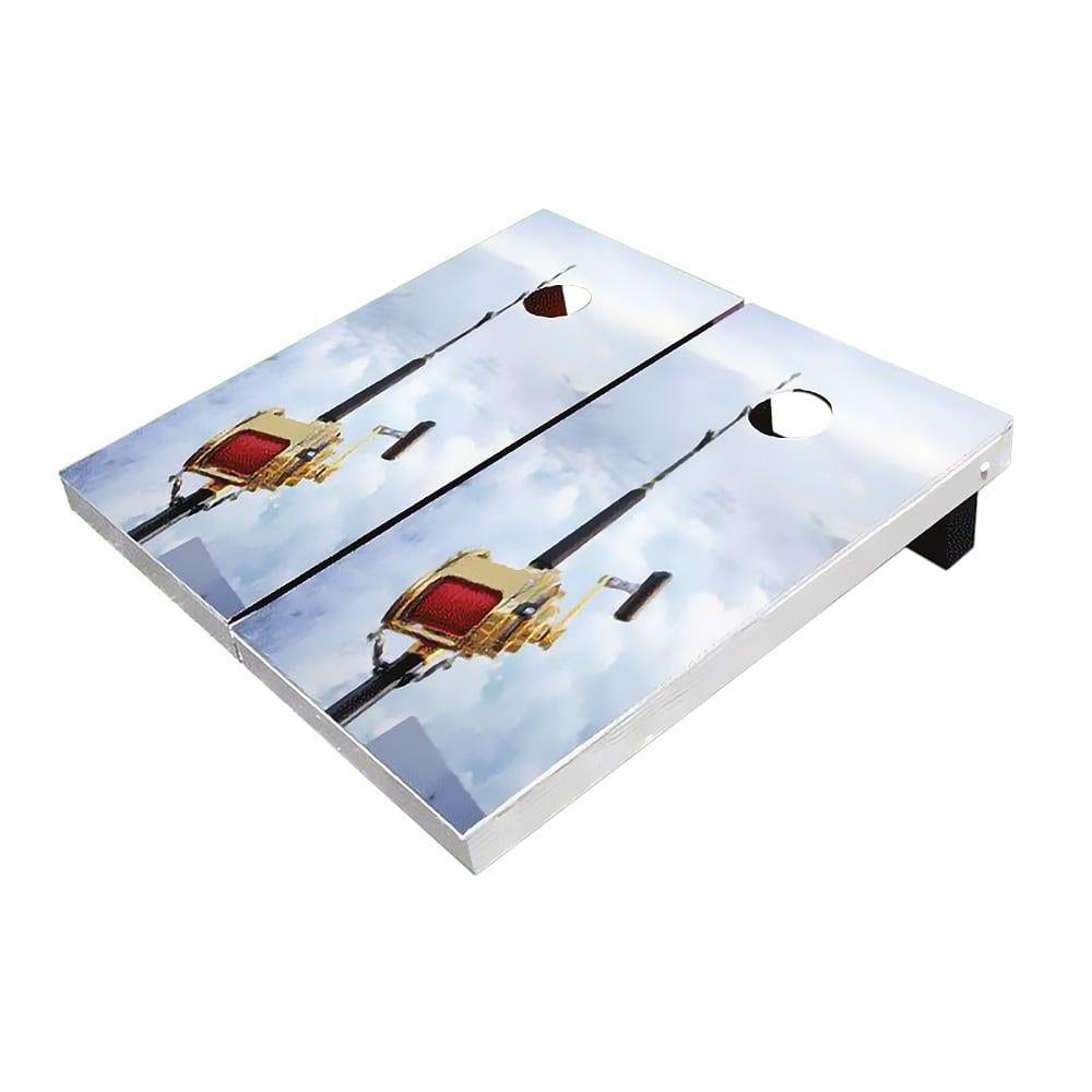 Fishing Rod All-Weather Cornhole Boards