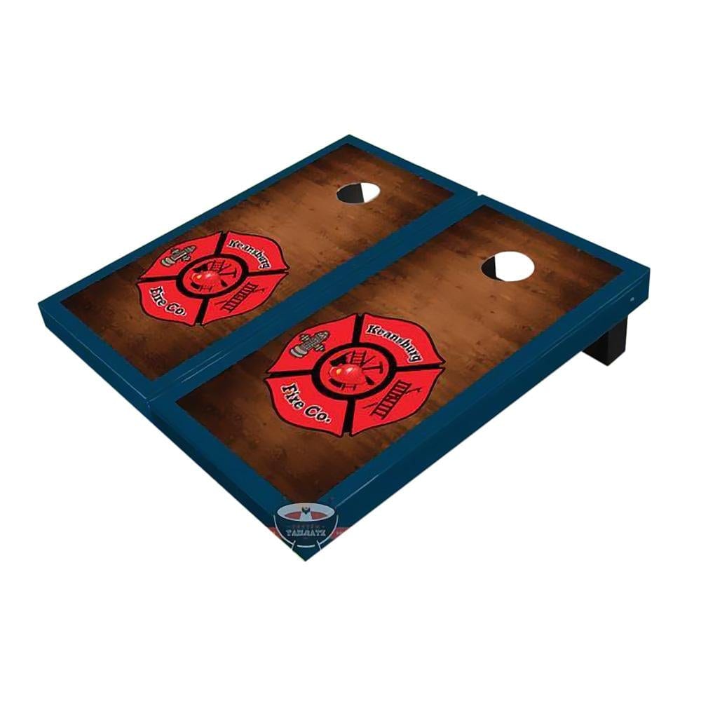 Maltese Cross on Rosewood All-Weather Cornhole Boards