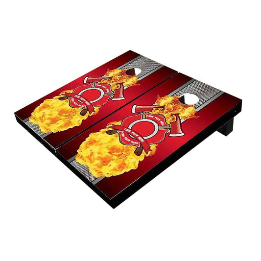 Metal Maltese Cross All-Weather Cornhole Boards