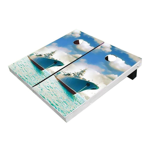 Naval Ship All-Weather Cornhole Boards