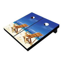 Beach Chairs Facing Left All-Weather Cornhole Boards
