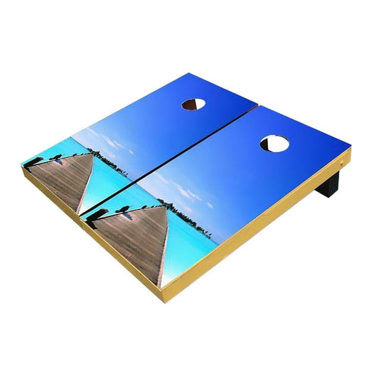 Beach Dock #1 All-Weather Cornhole Boards