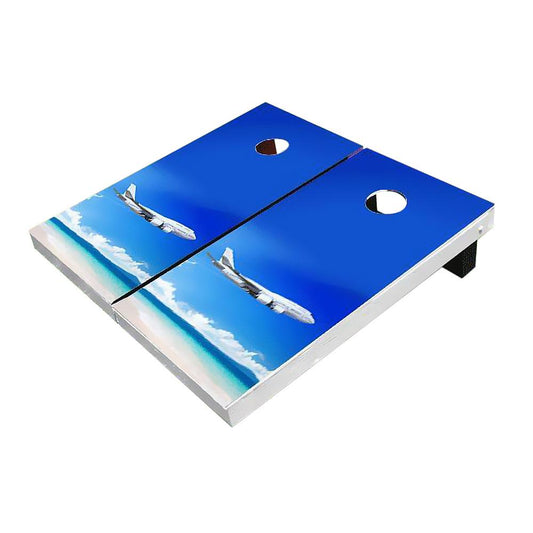 Plane Beach All-Weather Cornhole Boards