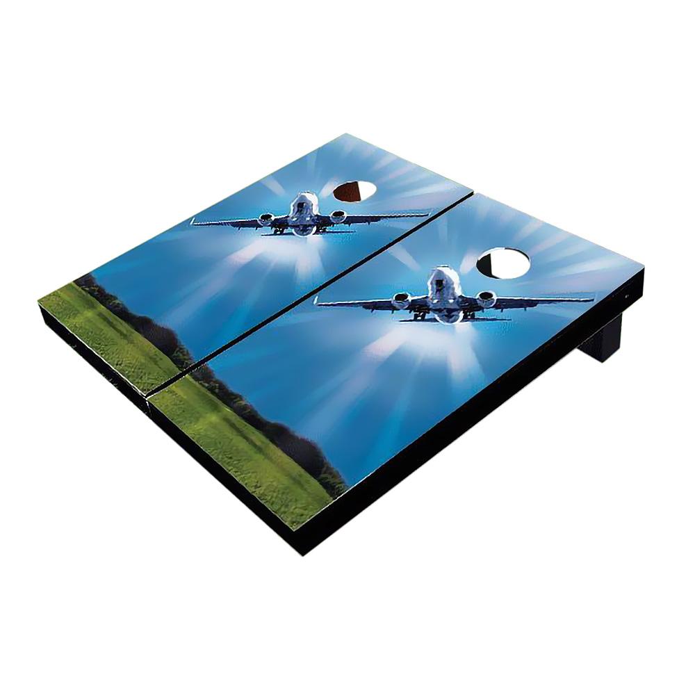 Plane Turning All-Weather Cornhole Boards