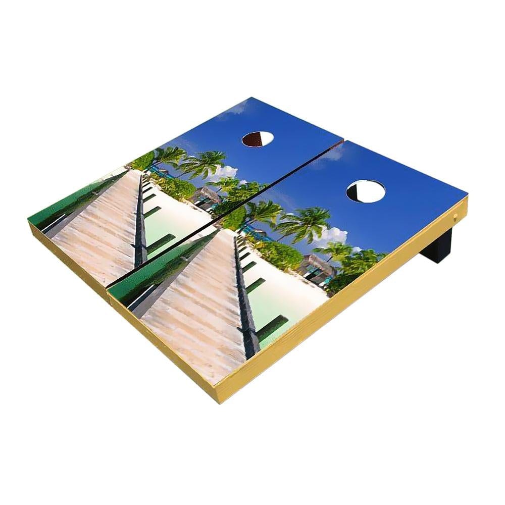 Beach Dock #2 All-Weather Cornhole Boards