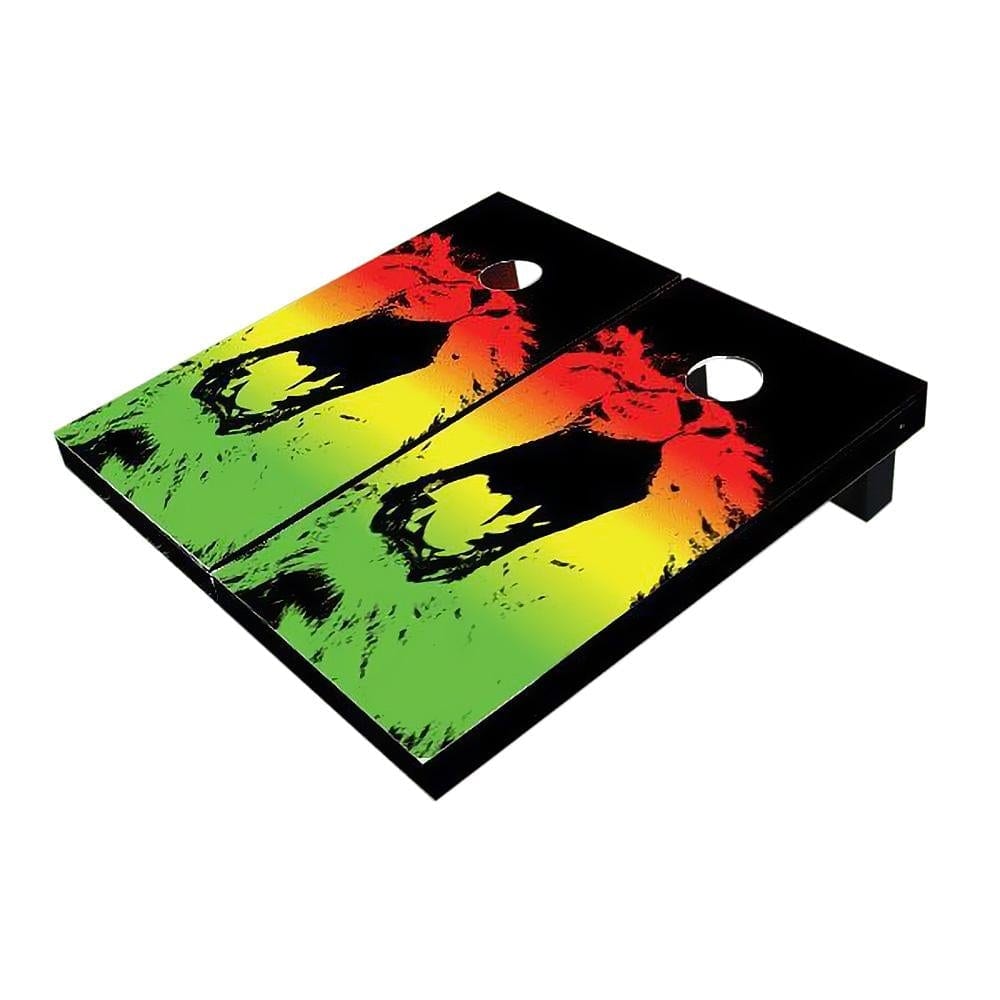 Rasta Lion All-Weather Cornhole Boards