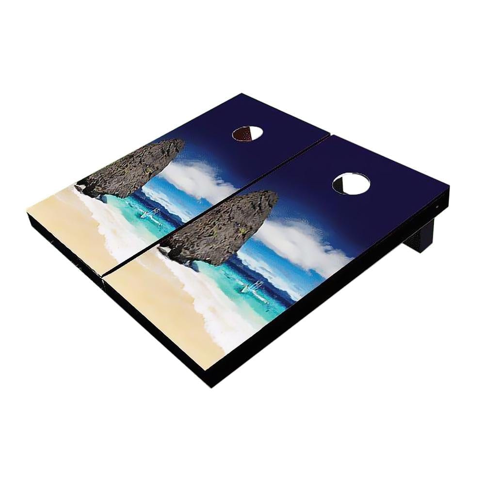 Rock Rowboat All-Weather Cornhole Boards