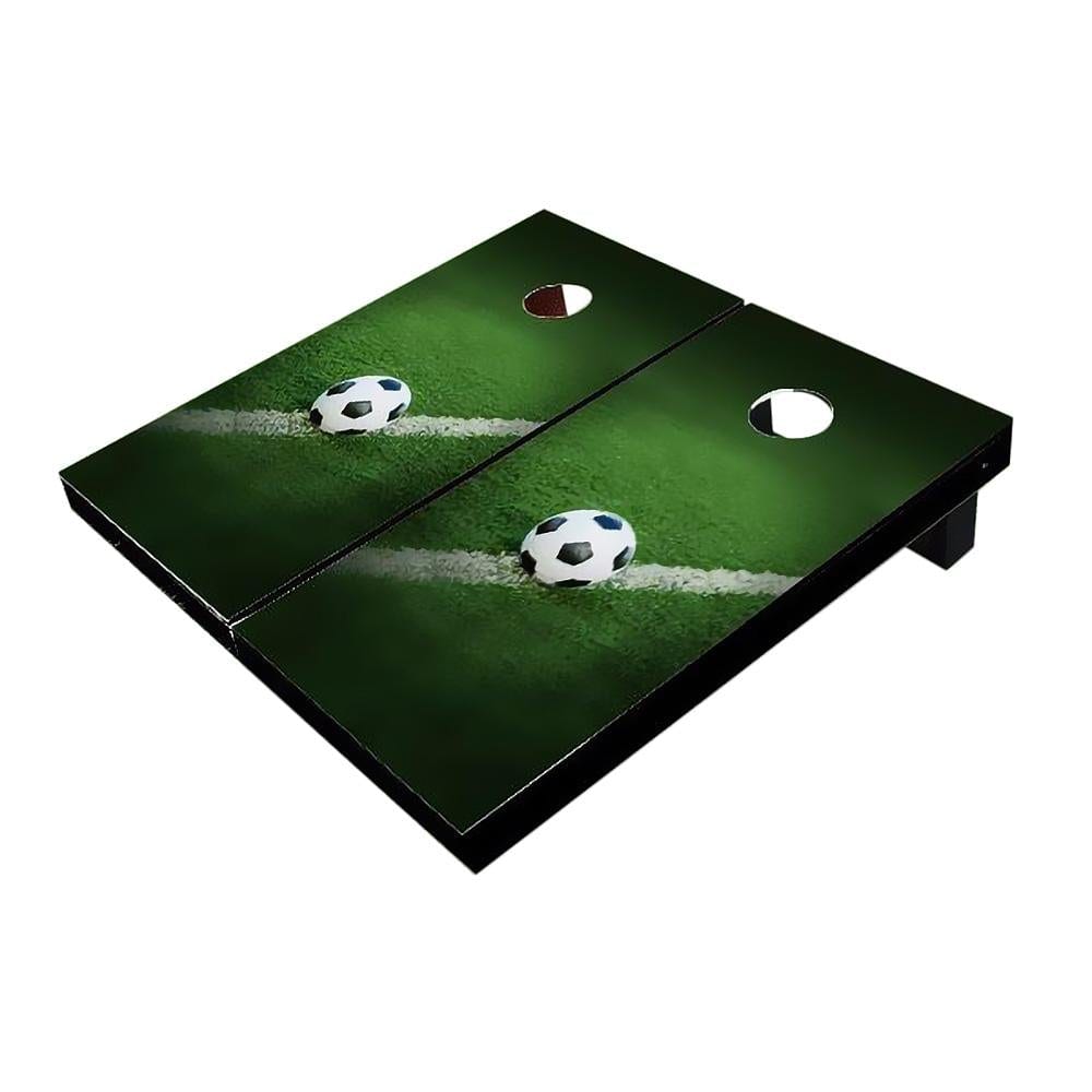 Soccer Ball On Field All-Weather Cornhole Boards