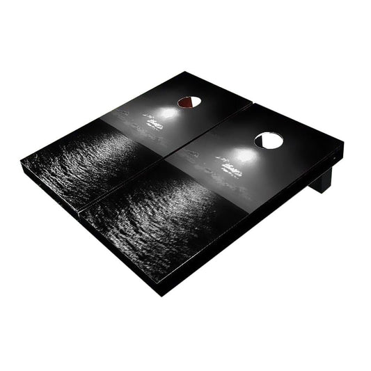 Suns Black & White All-Weather Cornhole Boards