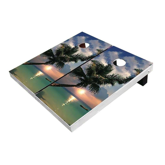 Suns Palm Tree All-Weather Cornhole Boards