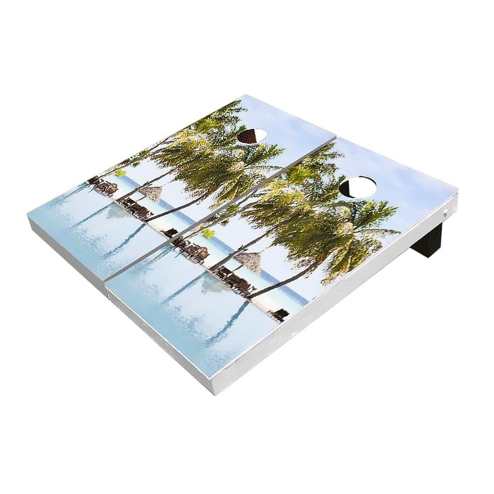 Beach Straw Shape All-Weather Cornhole Boards