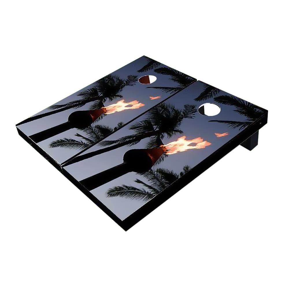 Tiki Torch All-Weather Cornhole Boards