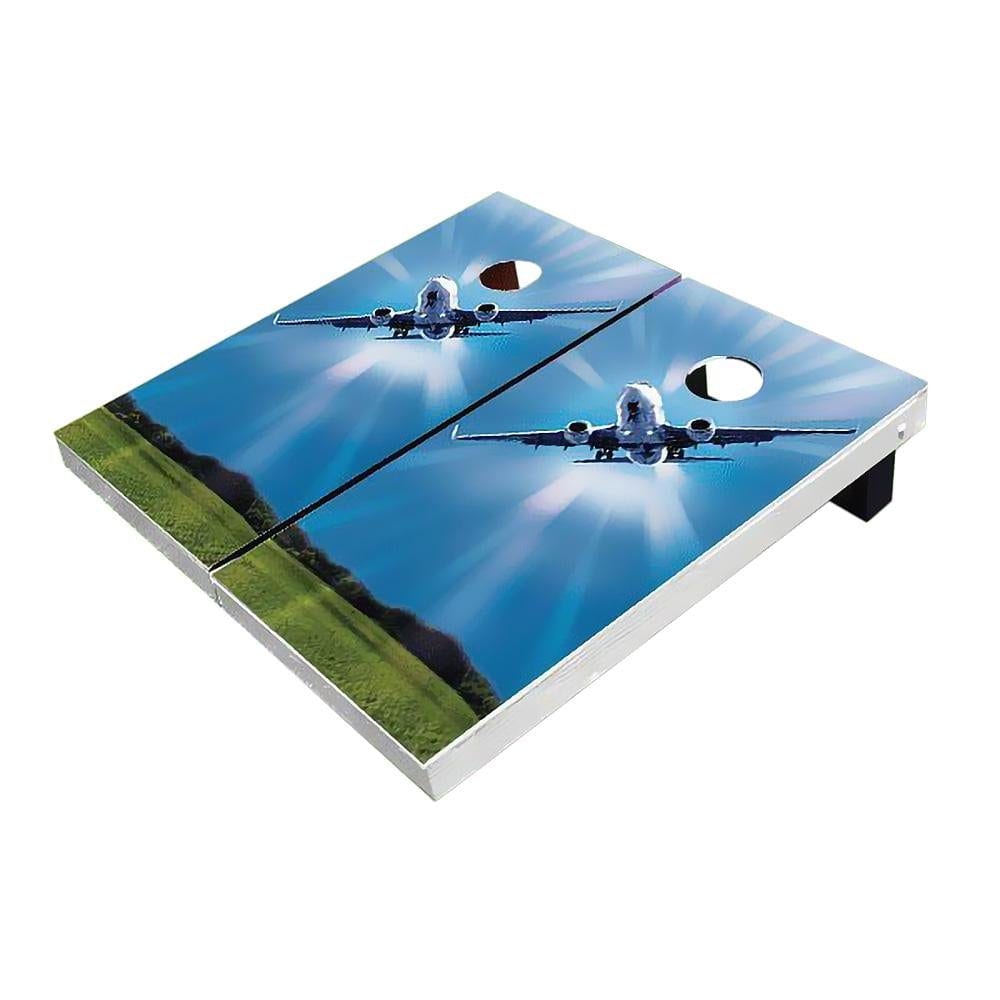 Turning Airplane All-Weather Cornhole Boards