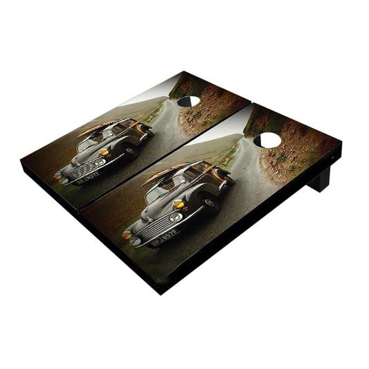 Woody Surf Board All-Weather Cornhole Boards