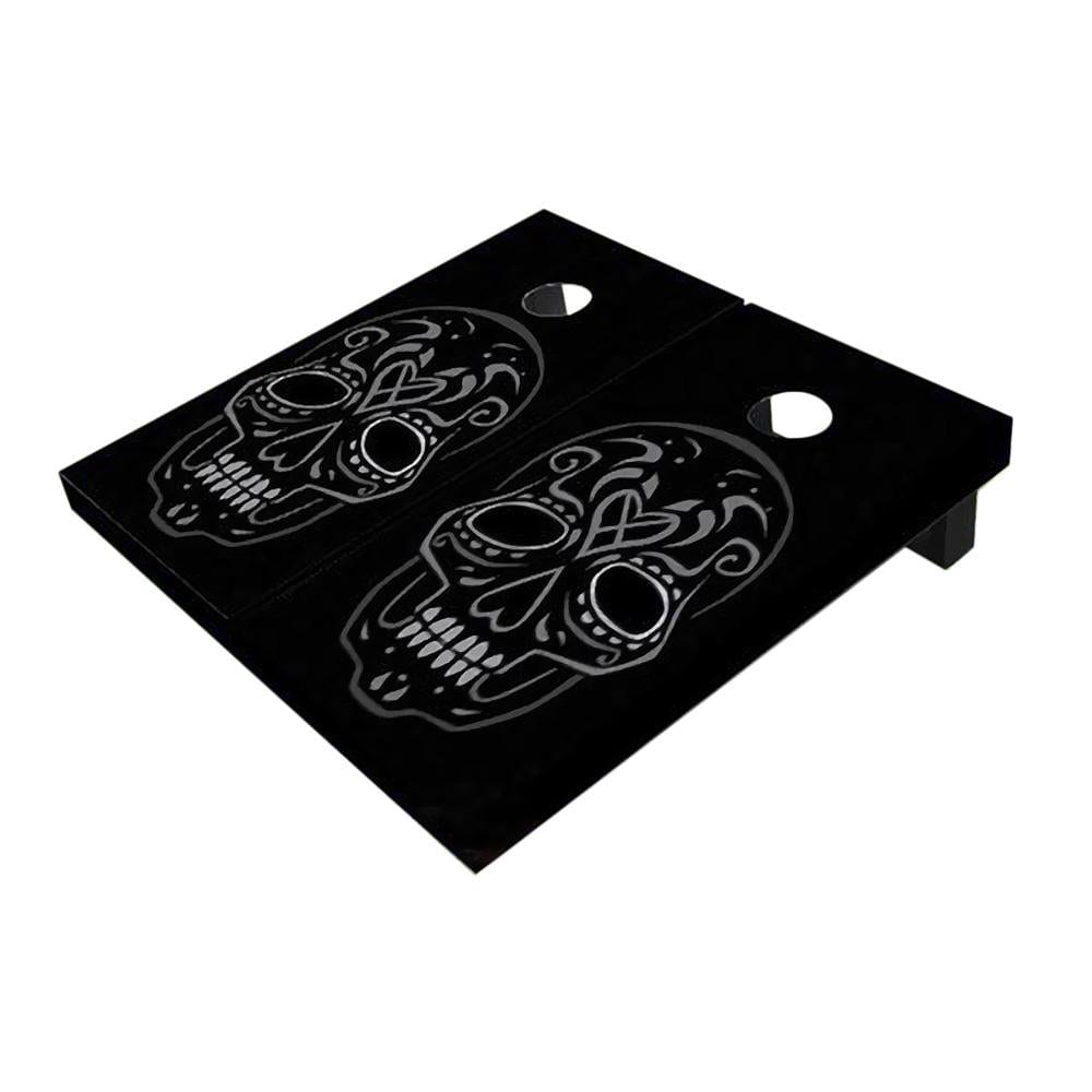 Black Skull All-Weather Cornhole Boards