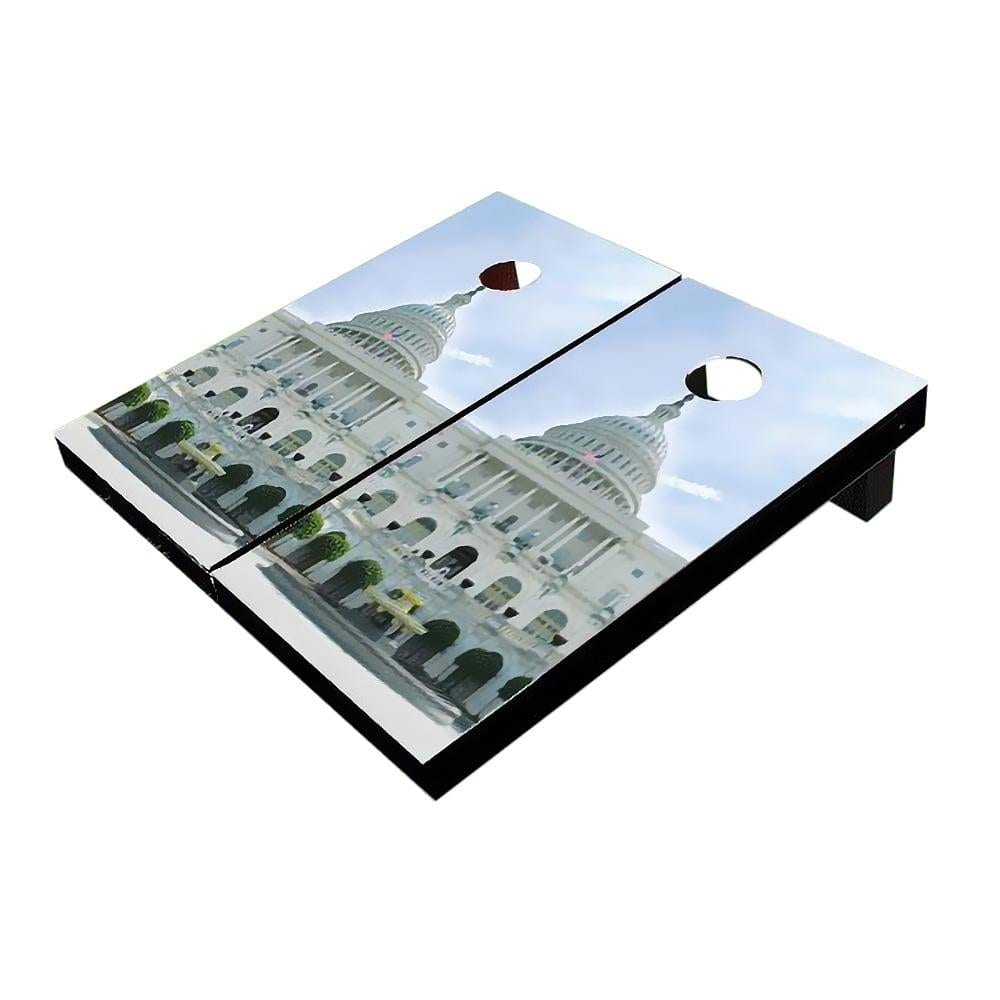 Capital Hill White All-Weather Cornhole Boards